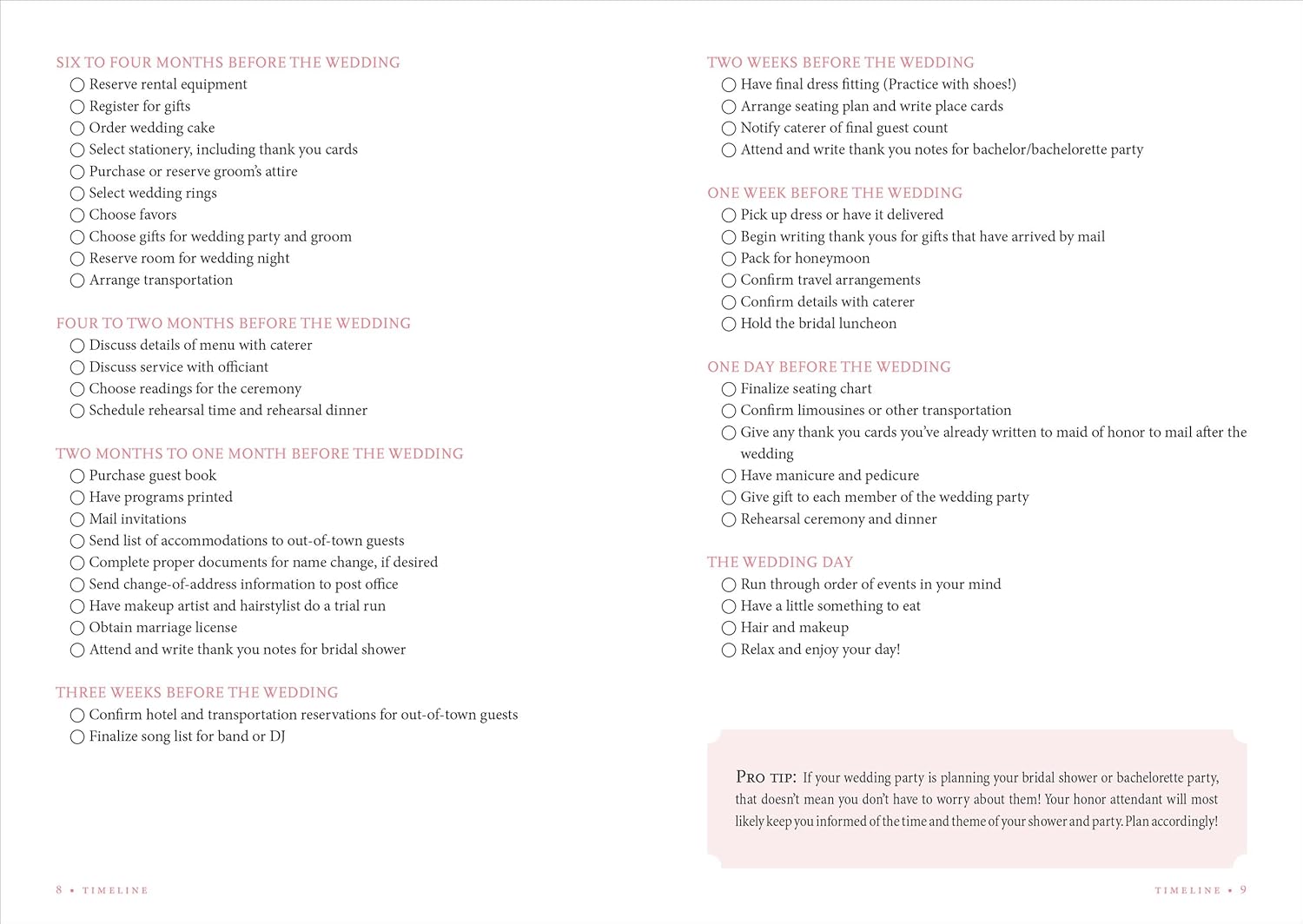 The Wedding Planner Checklist: A Portable Guide to Organizing Your Dream Wedding 3