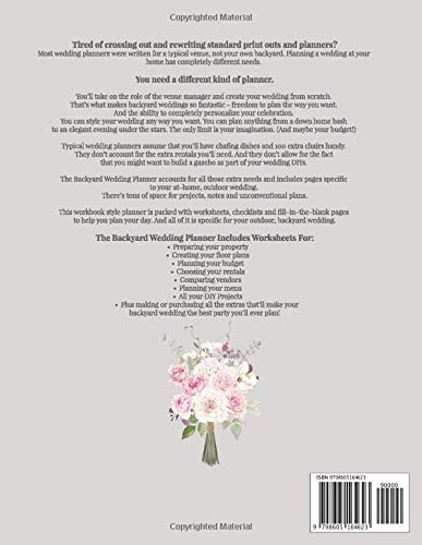 The Backyard Wedding Planner: Worksheets, Checklists and Tools to Plan The Perfect Wedding at Home 2