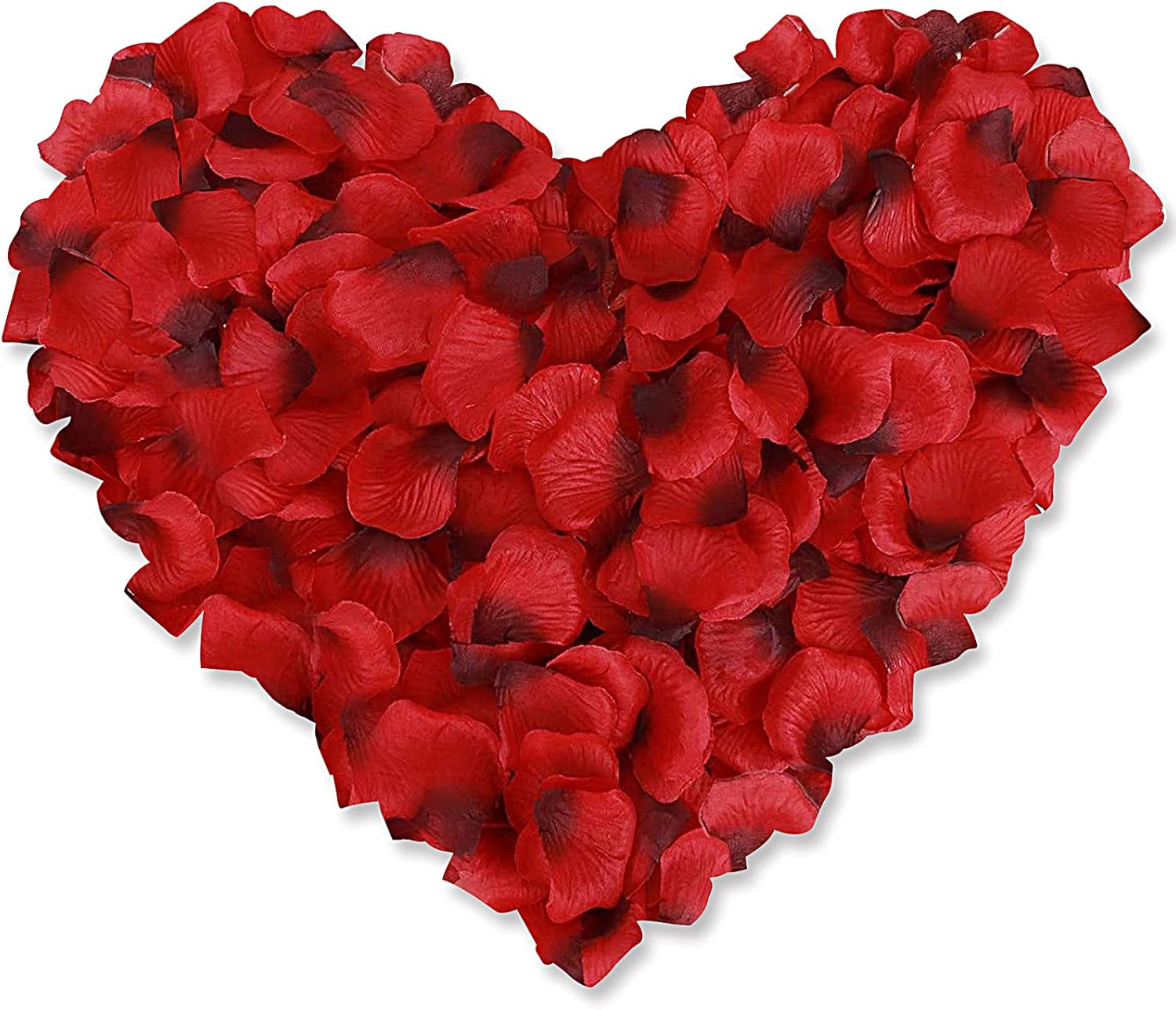 1000 Pcs Artificial Silk Rose Petals Decoration Wedding Party Color Dark Red & Burgundy