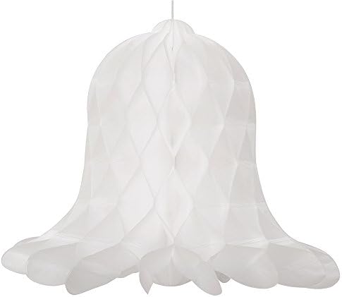 White Bells Honeycomb Paper Decorations - 9'', 3 Count - Elegant Paper Party Decor for Weddings, Showers, and Celebrations 2