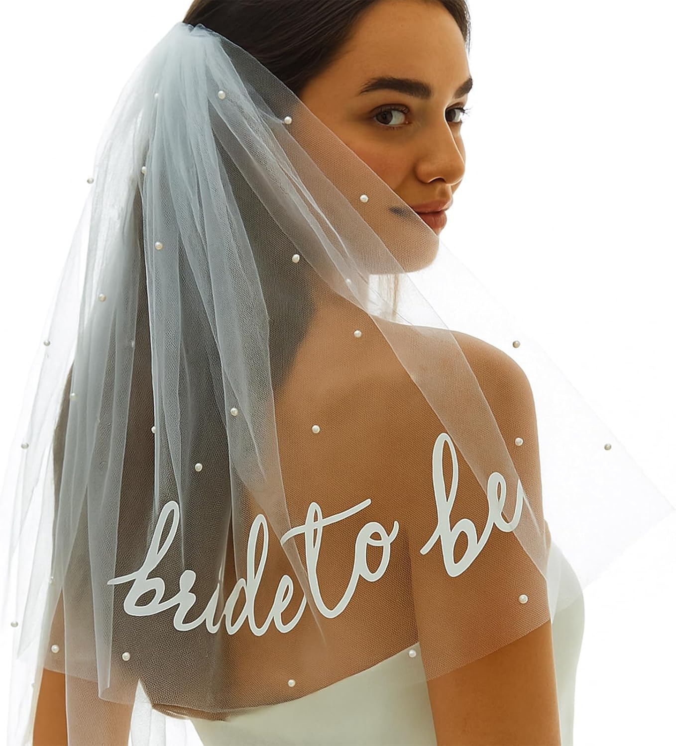 Bride to Be Sash Veil Bachelorette Party Accessories, Bridal Shower Decorations, Engagement Gifts for Bride